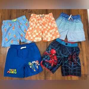 Cat & Jack Swim Trunk Shorts Bundle Boys Small 6-7,
Spider-Man Mario Pizza Beach